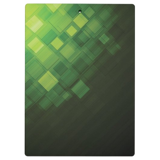 Ontwerp van groene abstracte technologie klembord (Achterkant)