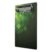 Ontwerp van groene abstracte technologie mini klembord (Angled2)