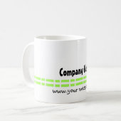 Ontwerp van groene link Kantoor Koffiemok (Voorkant links)