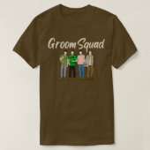 Ontwerp van Groom Squad Bachelor Party T-shirt (Design voorkant)