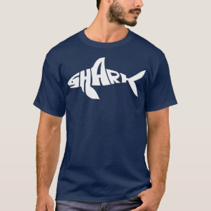 Ontwerp van haaienpatronen voor oceaan en scuba du t-shirt