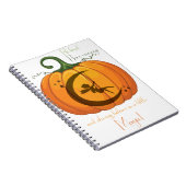 ontwerp van Halloween Pumpkin Fairy Notitieboek (Rechterzijde)