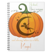 ontwerp van Halloween Pumpkin Fairy Notitieboek (Voorkant)