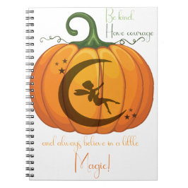 ontwerp van Halloween Pumpkin Fairy Notitieboek