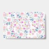 ontwerp van handverf voor florale Waterverf Badge (Back)