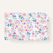  ontwerp van handverf voor florale Waterverf Badge (Achterkant)