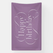 Ontwerp van Happy Birthday Spandoek (Verticaal)