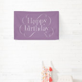 Ontwerp van Happy Birthday Spandoek (Insitu)