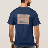 Ontwerp van hardhout, Schilder & Decorator Adverte T-shirt (Achterkant)