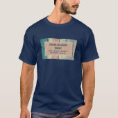 Ontwerp van hardhout, Schilder & Decorator Adverte T-shirt (Voorkant)
