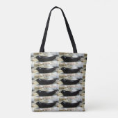 ontwerp van havenzegels tote bag (Achterkant)