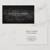 Ontwerp van hedendaagse grunge visitekaartje (Voorkant / Achterkant)