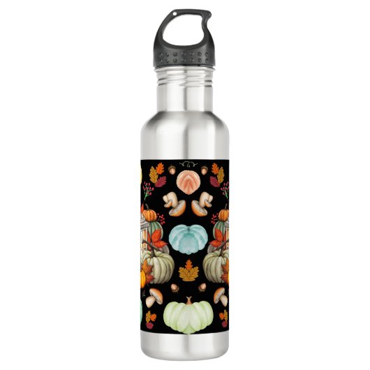 Ontwerp van herfst waterfles  (Voorkant)