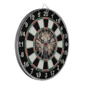 Ontwerp van herten- en bosdoelillustraties dartbord (Voorkant Links)