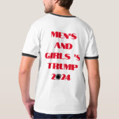 Ontwerp van het Amerikaanse politieke shirt (Achterkant)