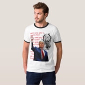 Ontwerp van het Amerikaanse politieke shirt (Voorkant volledig)