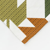 Ontwerp van het aple Leaf Quilt Pattern 1 Fleece Deken (Hoek)