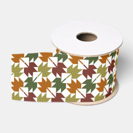 Ontwerp van het aple Leaf Quilt Pattern 1 Grosgrain Lint