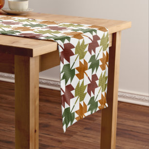 Ontwerp van het aple Leaf Quilt Pattern 1 Medium Tafelloper