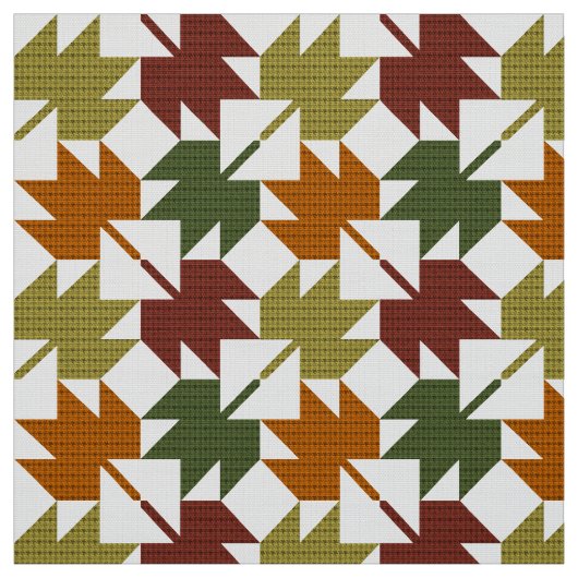 Ontwerp van het aple Leaf Quilt Pattern 1 Stof (Swatch)