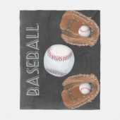  ontwerp van het basisbalkbord fleece deken (Voorkant)