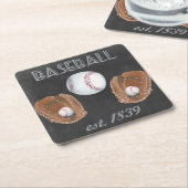 ontwerp van het basisbalkbord kartonnen onderzetters (Schuin)