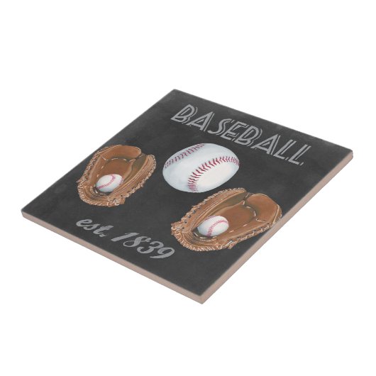  ontwerp van het basisbalkbord tegeltje (Zijkant)