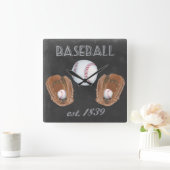 ontwerp van het basisbalkbord vierkante klok (Huis)