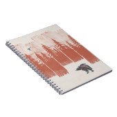 Ontwerp van het beer in het wild | Dierlijke cadea Notitieboek (Rechterzijde)