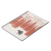 Ontwerp van het beer in het wild | Dierlijke cadea Notitieboek (Linkerzijde)