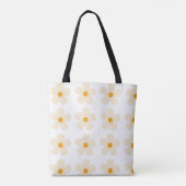 ontwerp van het bloempatroon tote bag (Achterkant)