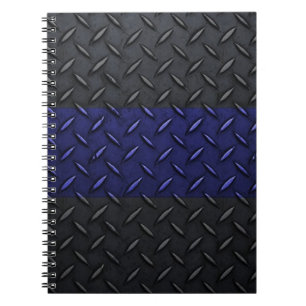 Ontwerp van het Bord van de politie met de blauwe  Notitieboek