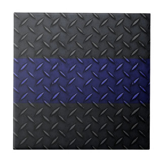 Ontwerp van het Bord van de politie met de blauwe Tegeltje
