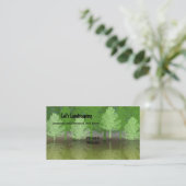 Ontwerp van het bos van Trees Landscaping Visitekaartje (Staand voorkant)