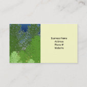 Ontwerp van het bos van Trees Landscaping Visitekaartje (Achterkant)