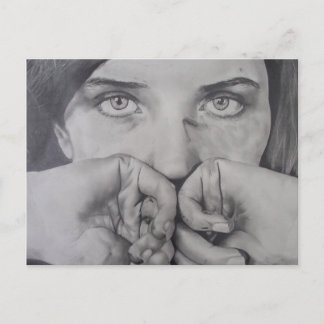 Ontwerp van het briefkaart - Moribund-kind