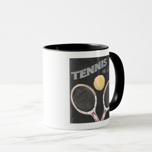  ontwerp van het Chalkboard van Tennis Mok (Voorkant rechts)
