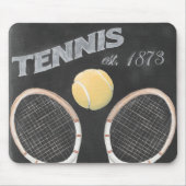  ontwerp van het Chalkboard van Tennis Muismat (Voorkant)