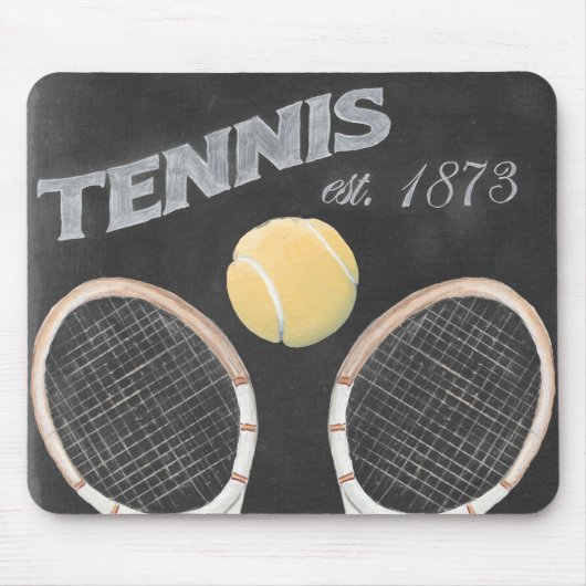 ontwerp van het Chalkboard van Tennis Muismat (Voorkant)