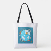 Ontwerp van het Climate Change Awareness Poster - Tote Bag (Achterkant)