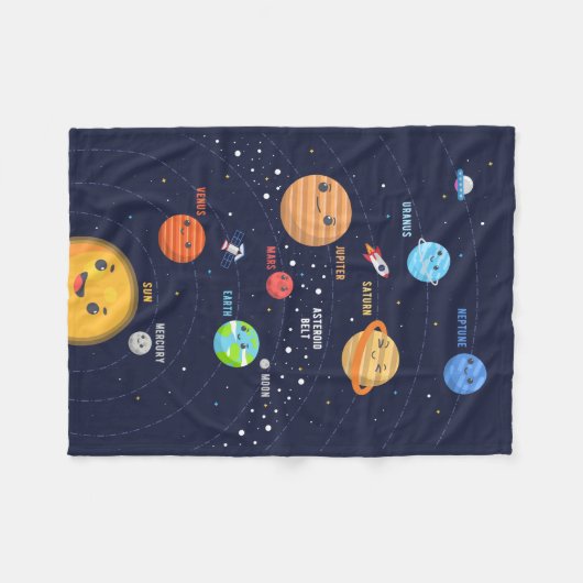 Ontwerp van het computersysteem fleece deken (Voorkant (Horizontaal))