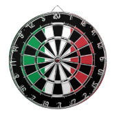 Ontwerp van het dartboard van de Italiaanse vlag | Dartbord (Voorkant)