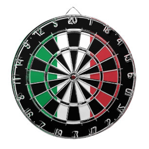 Ontwerp van het dartboard van de Italiaanse vlag   Dartbord