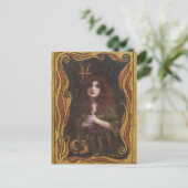 Ontwerp van het decoratieve figuur van de pisces briefkaart (Staand voorkant)