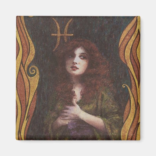 Ontwerp van het decoratieve figuur van de pisces magneet (Voorkant)