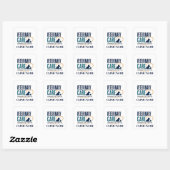 Ontwerp van het diergeneeskundig zorgteam vierkante sticker (Vel)
