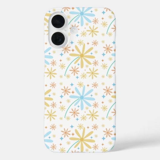Ontwerp van het draaibloempatroon Case-Mate iPhone case (Achterkant)