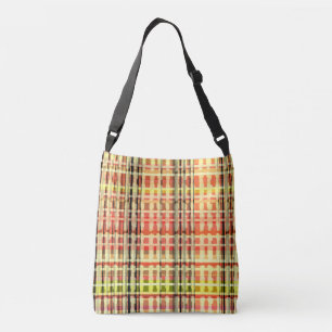 Ontwerp van het drievoudig Lines-Peach Crossbody Tas