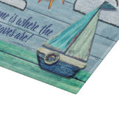 Ontwerp van het driftwood-kappersbord van glas snijplank (Hoek)