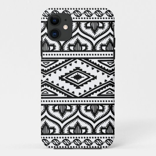 Ontwerp van het etnische patroon Case-Mate iPhone case (Achterkant)